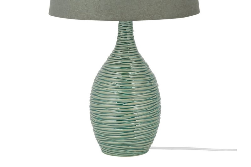 Atsas Bordlampe 35 cm - Grøn - Soveværelse lampe - Bordlampe