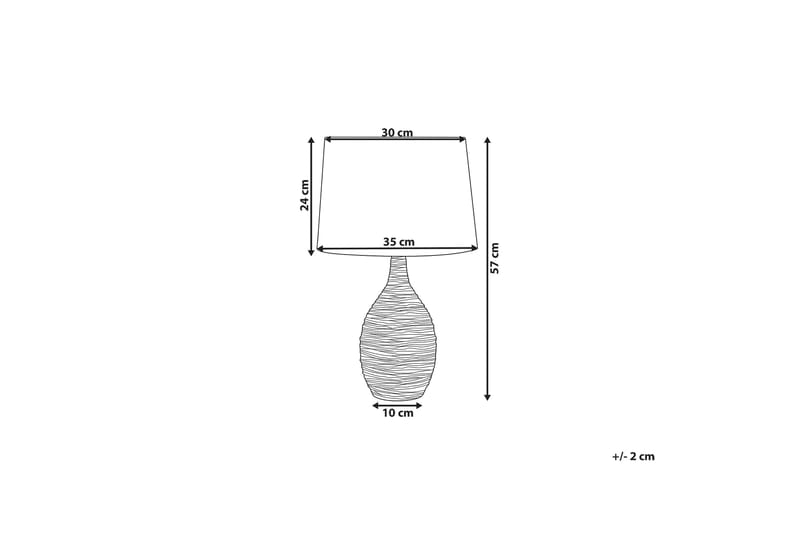 Atsas Bordlampe 35 cm - Grøn - Belysning - Lamper & indendørsbelysning - Bordlampe