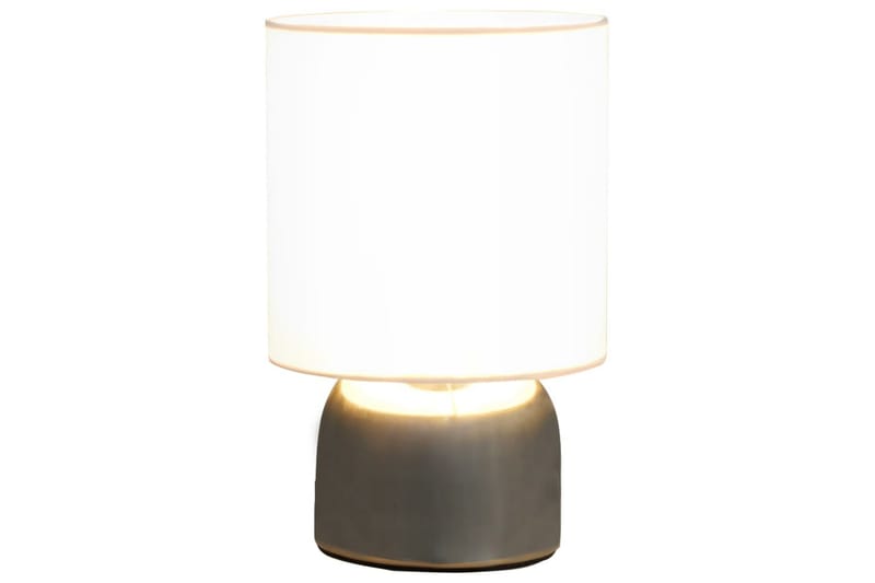 Bordlamper 2 Stk. Touch-Knap E14 Hvid - Hvid - Vindueslampe på fod - Soveværelse lampe - Stuelampe - Sengelampe bord - Vindueslampe - Bordlampe