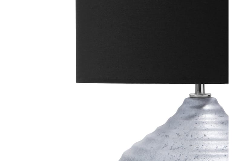 Cubansk bordlampe 32 cm - Sølv - Vindueslampe på fod - Soveværelse lampe - Stuelampe - Sengelampe bord - Vindueslampe - Bordlampe