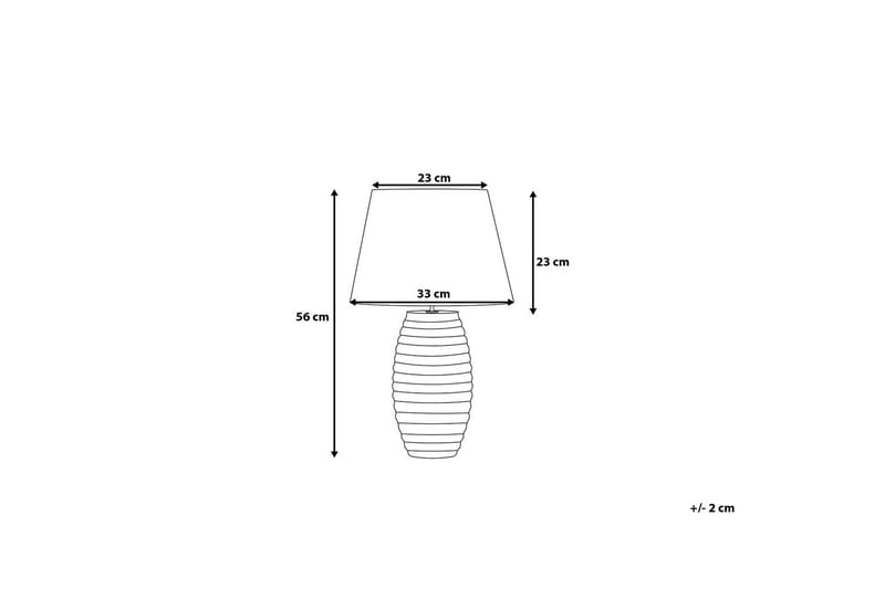 Ebro Bordlampe 33 cm - Guld - Belysning - Lamper & indendørsbelysning - Bordlampe