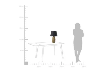 Ebro Bordlampe 33 cm - Guld - Belysning - Lamper & indendørsbelysning - Bordlampe