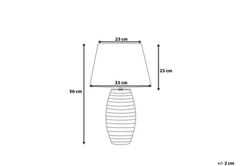 Ebro Bordlampe 33 cm - Guld - Belysning - Lamper & indendørsbelysning - Bordlampe