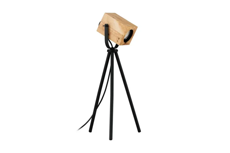 Bordlampe Eglo Ayles, Brun/Sort