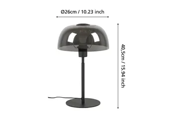 Bordlampe Eglo Solo 2 Sort-Gennemsigtig - Sort - Belysning - Lamper & indendørsbelysning - Bordlampe