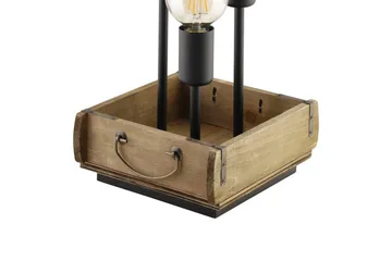 Bordlampe Eglo Wootton - Brun/Sort - Belysning - Lamper & indendørsbelysning - Bordlampe