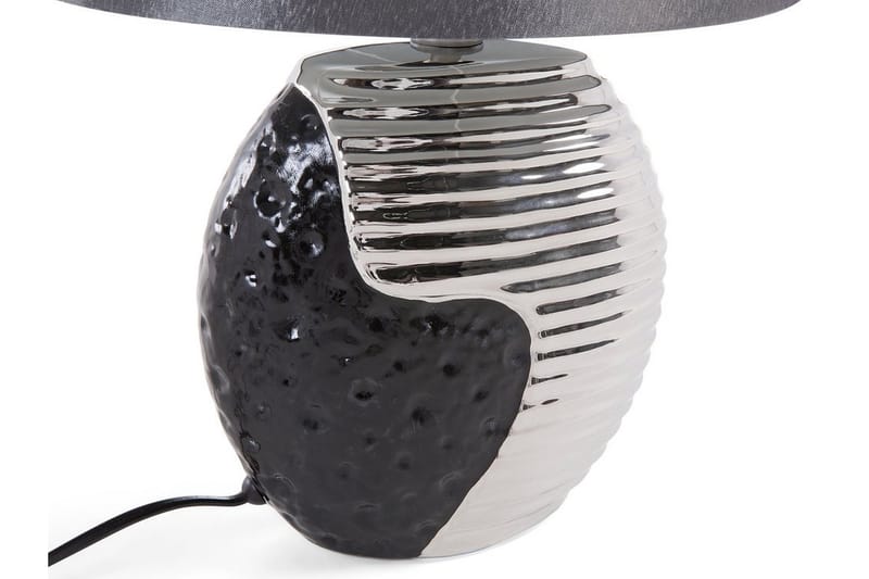 Esla Bordlampe 30 cm - Sort - Vindueslampe på fod - Soveværelse lampe - Stuelampe - Sengelampe bord - Vindueslampe - Bordlampe