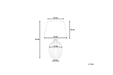 Fergus bordlampe 33 cm - Hvid - Belysning - Lamper & indendørsbelysning - Bordlampe