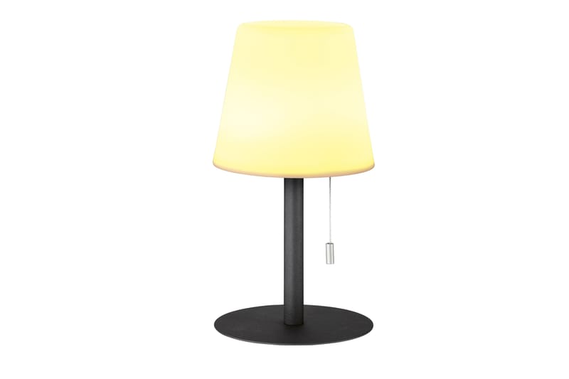 Gardea Bordlampe - Sand/Antracit - Vindueslampe på fod - Soveværelse lampe - Stuelampe - Sengelampe bord - Vindueslampe - Bordlampe