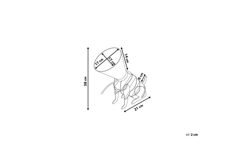 Isna Bordlampe 24 cm - Hvid - Belysning - Lamper & indendørsbelysning - Bordlampe