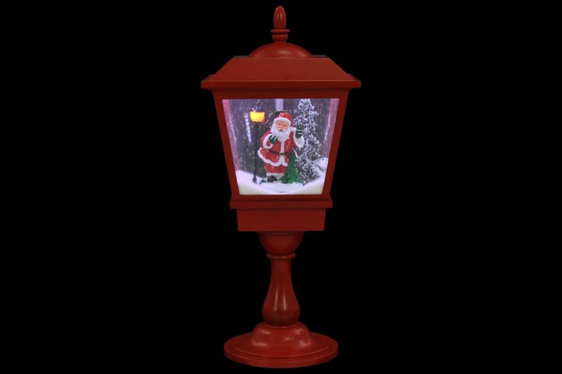 julepiedestallampe med julemand 64 cm LED - Vindueslampe på fod - Soveværelse lampe - Stuelampe - Sengelampe bord - Vindueslampe - Bordlampe