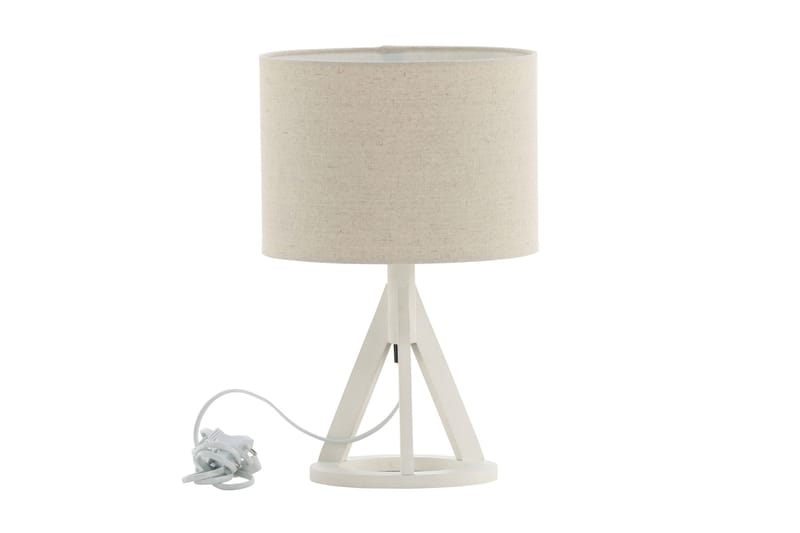 Kona Bordlampe, Hvid/ Beige