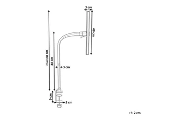 Kratel LED Skrivebordslampe - Sort - Belysning - Lamper & indendørsbelysning - Bordlampe - Skrivebordslampe