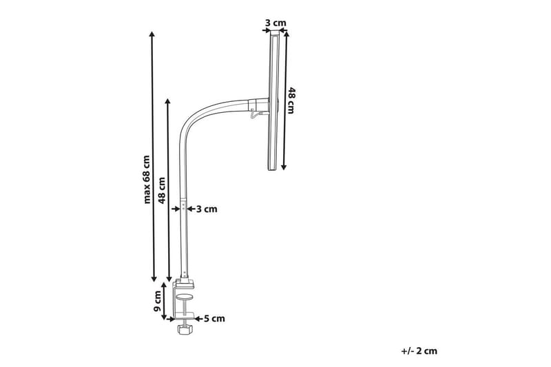Kratel LED Skrivebordslampe - Sort - Belysning - Lamper & indendørsbelysning - Bordlampe - Skrivebordslampe