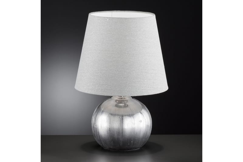 Lovella Bordlampe 43 cm - Sølv - Soveværelse lampe - Bordlampe