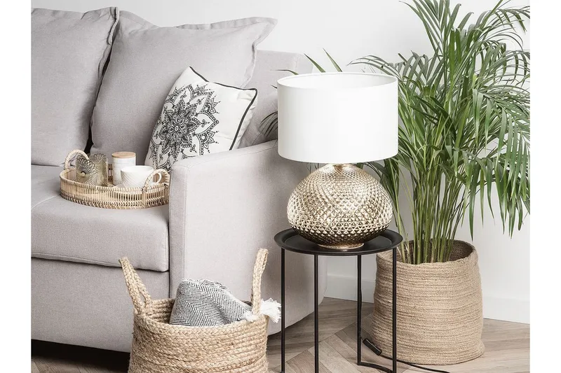 Madon bordlampe 32 cm, Guld