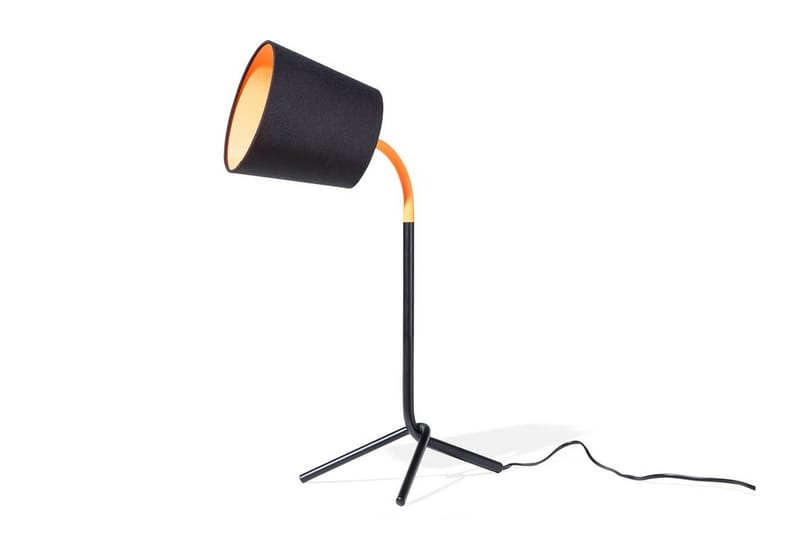 Mooki bordlampe 28 cm - Sort - Vindueslampe på fod - Soveværelse lampe - Stuelampe - Sengelampe bord - Vindueslampe - Bordlampe