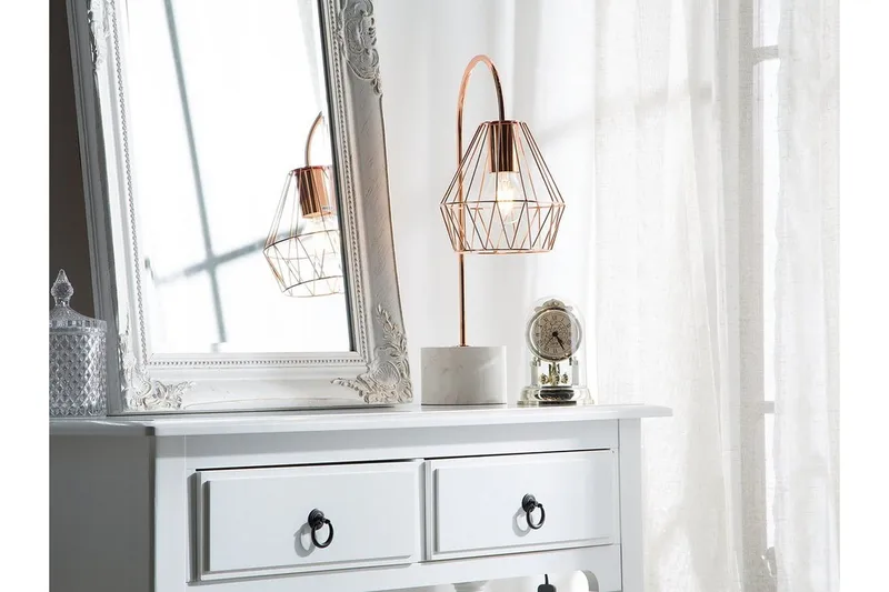 Mooni bordlampe 35 cm, Kobber