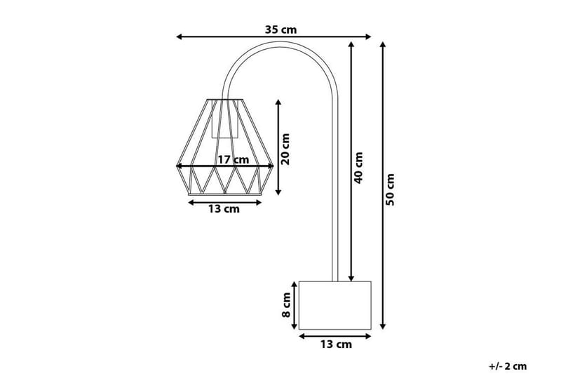 Mooni bordlampe 35 cm - Kobber - Belysning - Lamper & indendørsbelysning - Bordlampe