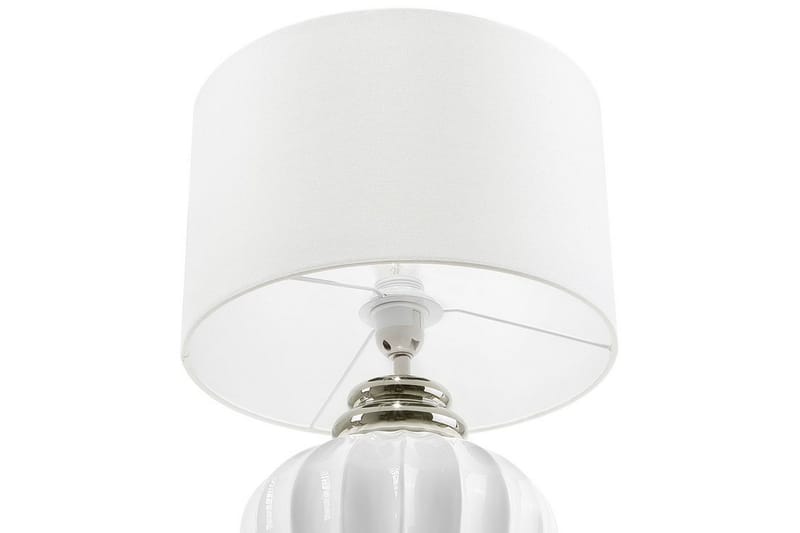 Neris bordlampe 33 cm - Sølv - Vindueslampe på fod - Soveværelse lampe - Stuelampe - Sengelampe bord - Vindueslampe - Bordlampe