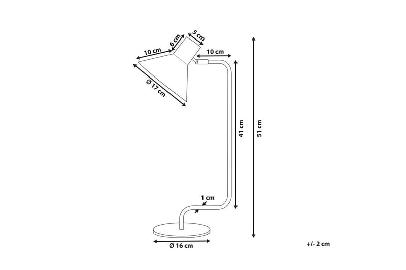 Paksli Skrivebordslampe E14 - Blå - Belysning - Lamper & indendørsbelysning - Bordlampe - Skrivebordslampe