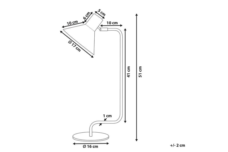 Paksli Skrivebordslampe E14 - Orange - Belysning - Lamper & indendørsbelysning - Bordlampe - Skrivebordslampe
