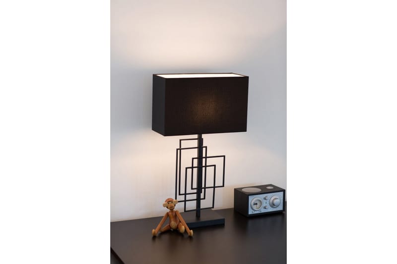 Paragon Bordlampe 52 cm Sort - By Rydéns - Vindueslampe på fod - Soveværelse lampe - Stuelampe - Sengelampe bord - Vindueslampe - Bordlampe