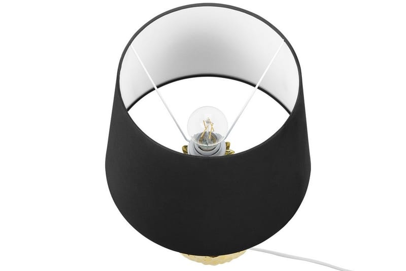 Pineapple Bordlampe 32 cm - Guld - Vindueslampe på fod - Soveværelse lampe - Stuelampe - Sengelampe bord - Vindueslampe - Bordlampe