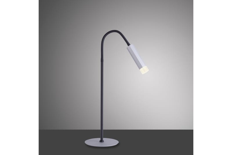 PURE-GEMIN Bordlampe, aluminium - Vindueslampe på fod - Soveværelse lampe - Stuelampe - Sengelampe bord - Vindueslampe - Bordlampe