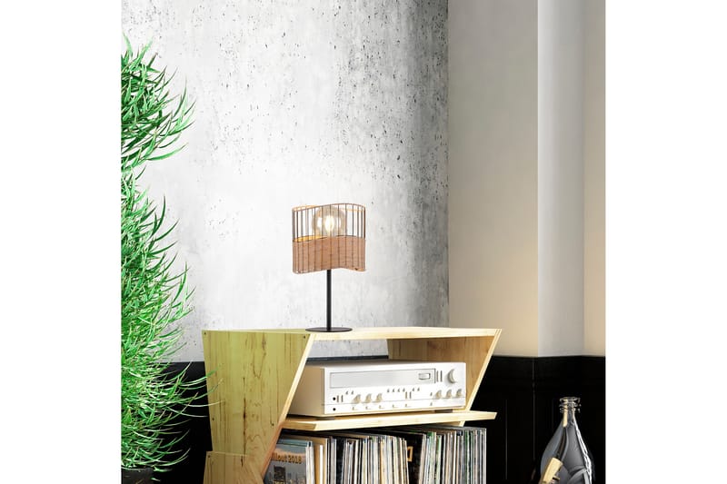 REED Bordlampe, sort - Vindueslampe på fod - Soveværelse lampe - Stuelampe - Sengelampe bord - Vindueslampe - Bordlampe