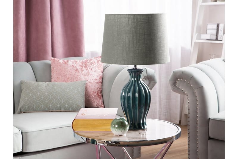 Samina bordlampe 35 cm, Grøn