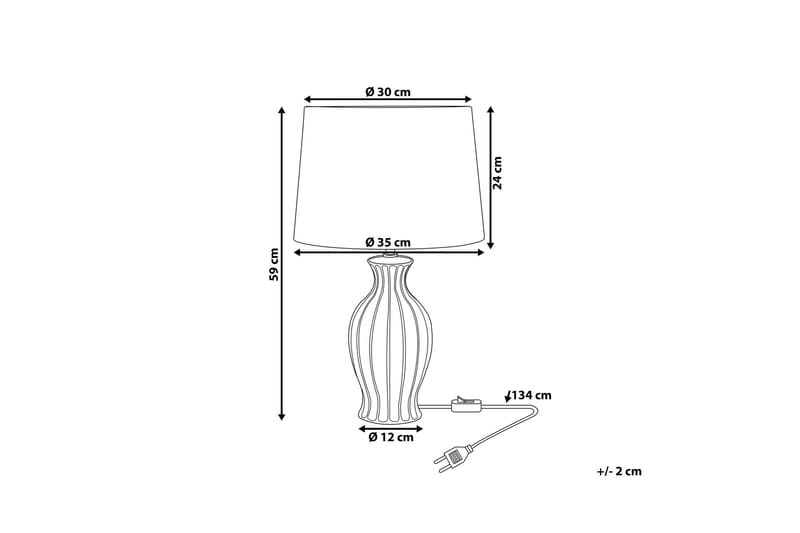 Samina bordlampe 35 cm - Grøn - Belysning - Lamper & indendørsbelysning - Bordlampe