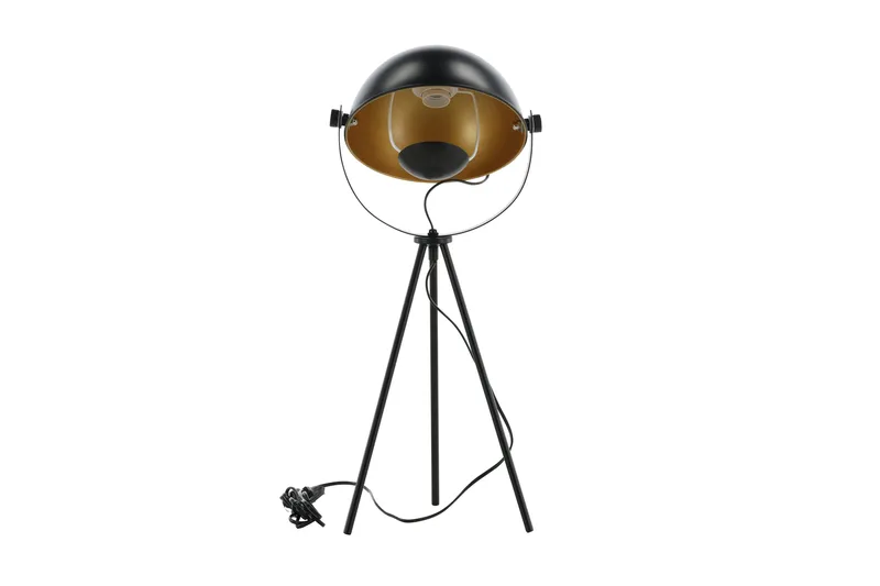 Search Bordlampe, Sort/Messing