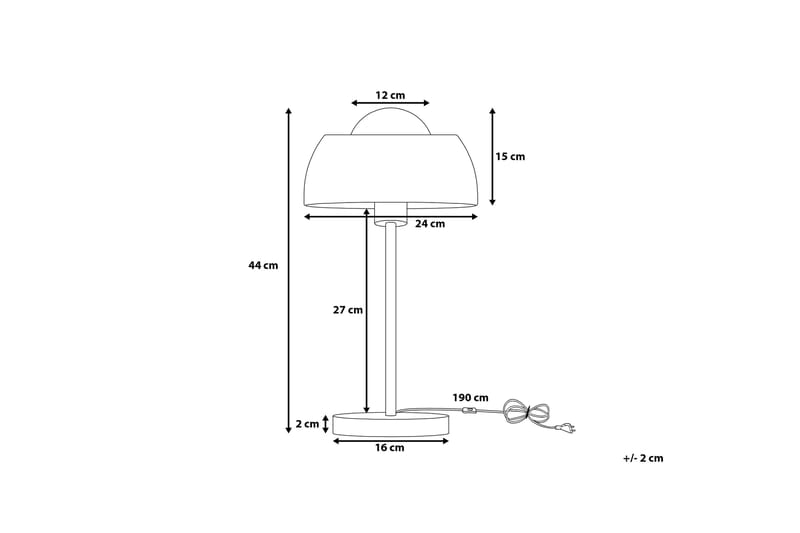 Senette bordlampe 24 cm - Sølv - Belysning - Lamper & indendørsbelysning - Bordlampe