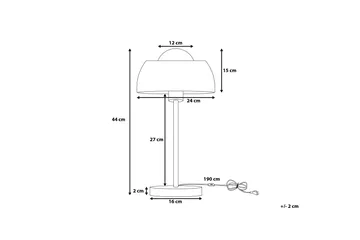 Senette bordlampe 24 cm - Sølv - Belysning - Lamper & indendørsbelysning - Bordlampe