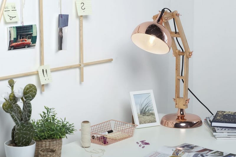 Salado Skrivebordslampe 53 cm - Kobber - Belysning - Lamper & indendørsbelysning - Bordlampe - Skrivebordslampe