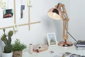 Salado Skrivebordslampe 53 cm - Kobber - Belysning - Lamper & indendørsbelysning - Bordlampe - Skrivebordslampe