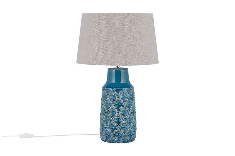 Thaya Bordlampe - Blå - Bordlampe - Stuelampe - Vindueslampe på fod - Vindueslampe - Sengelampe bord - Soveværelse lampe