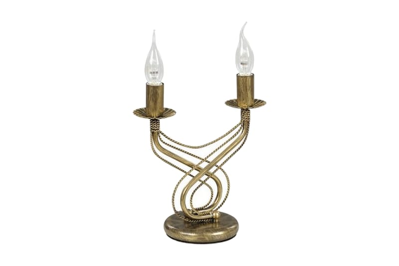 Tori Ln2 bordlampe Guld - Scandinavian Choice - Vindueslampe på fod - Soveværelse lampe - Stuelampe - Sengelampe bord - Vindueslampe - Bordlampe