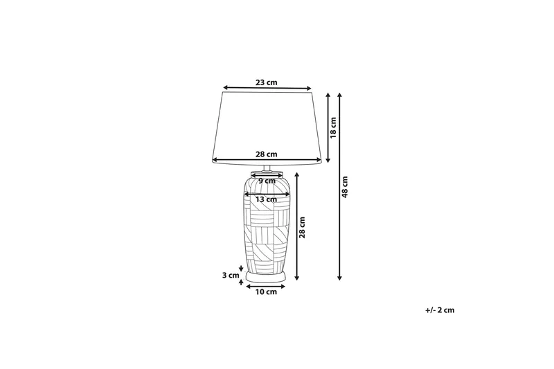 Traisen Bordlampe - Beige - Belysning - Lamper & indendørsbelysning - Bordlampe