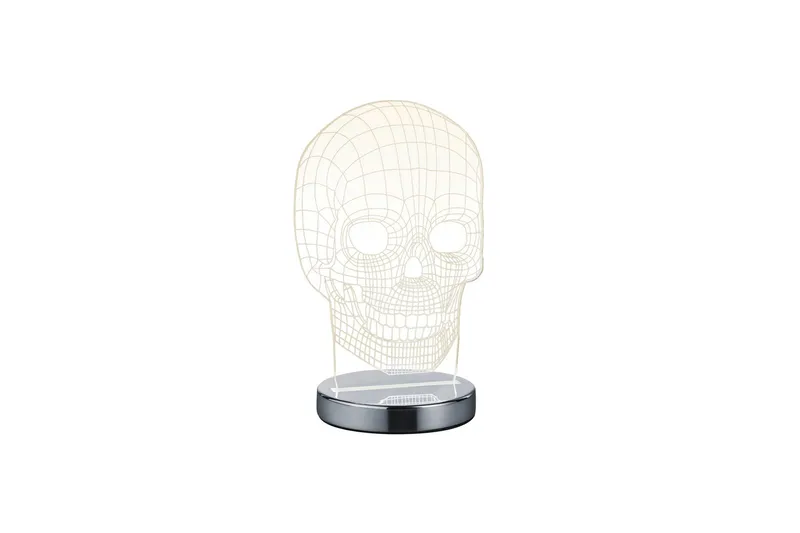 Trio skull bordlampe LED - Krom - Belysning - Lamper & indendørsbelysning - Bordlampe