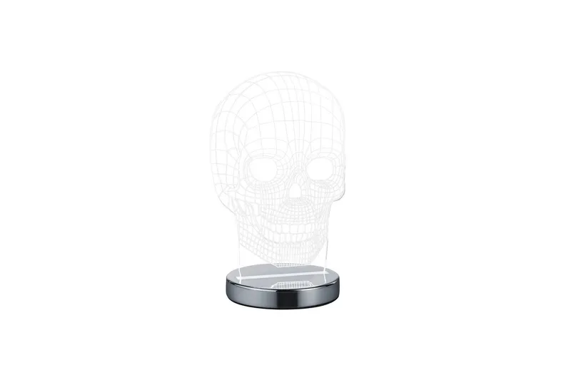 Trio skull bordlampe LED - Krom - Belysning - Lamper & indendørsbelysning - Bordlampe