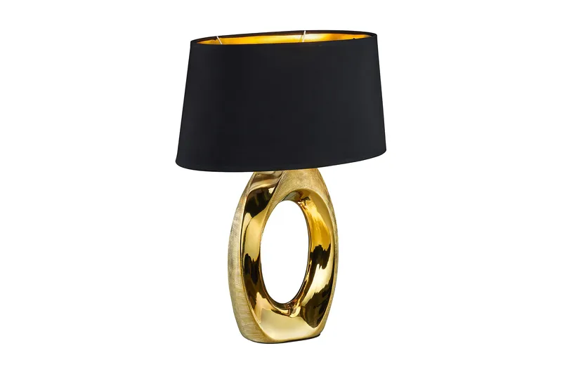 Trio Taba bordlampe, Guld/sort