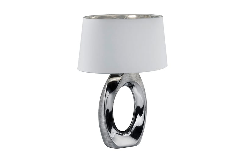 Trio Taba bordlampe - Sølv / hvid - Belysning - Lamper & indendørsbelysning - Bordlampe