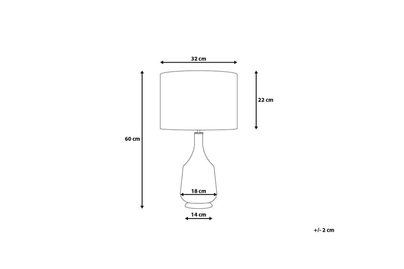 Triversa bordlampe 32 cm - Rød - Belysning - Lamper & indendørsbelysning - Bordlampe
