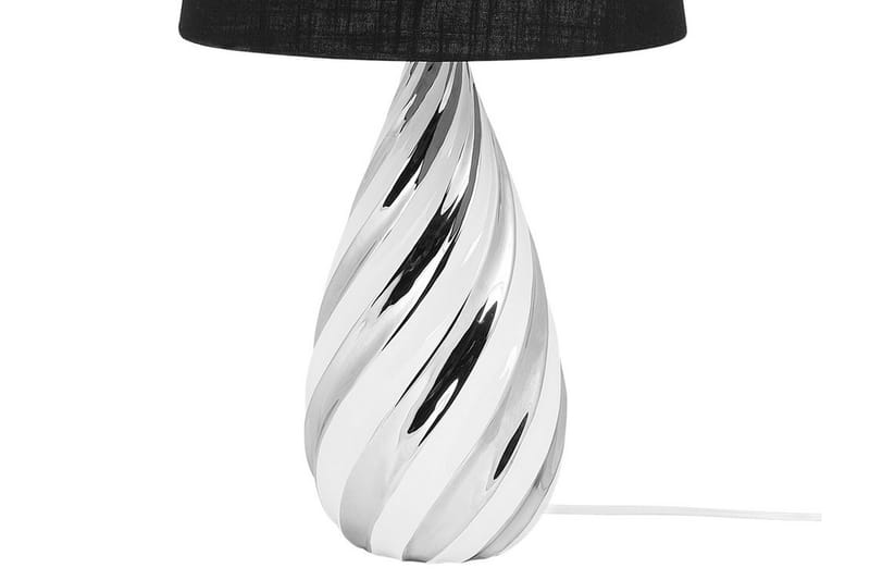 Visela Bordlampe 36 cm - Sølv - Soveværelse lampe - Bordlampe