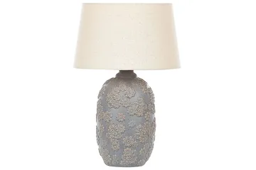 Bracto Bordlampe 46 cm E27 - Grå/Lys beige - Belysning - Lamper & indendørsbelysning - Bordlampe