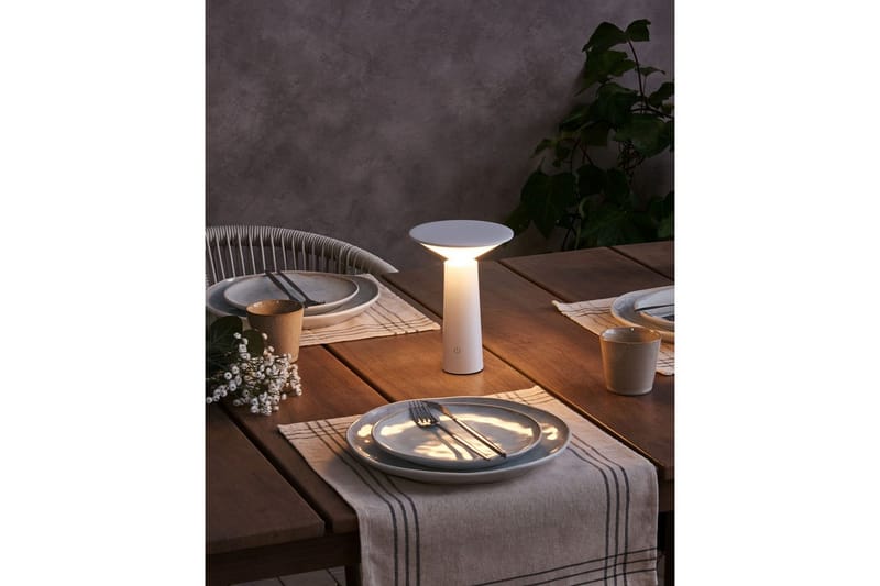 Bukada LED Bordlampe 19 cm - Hvid - Belysning - Lamper & indendørsbelysning - Vindueslampe - Vindueslampe på fod