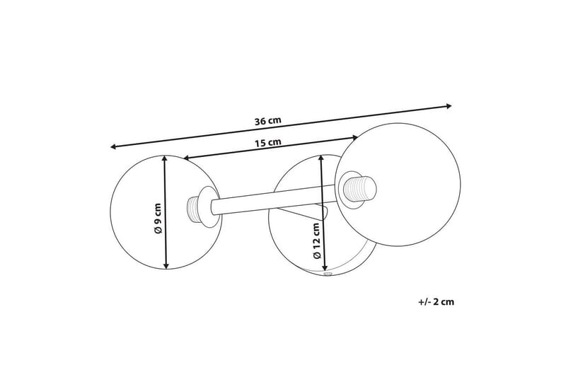 Capramis Væglampe G9 - Guld - Belysning - Lamper & indendørsbelysning - Sengelampe - Sengelampe væg