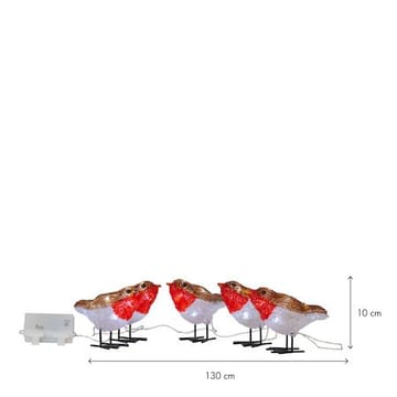 Crystalo dekorationsfigur 130 cm - flerfarvet - Belysning - Lamper & indendørsbelysning - Dekorativ belysning